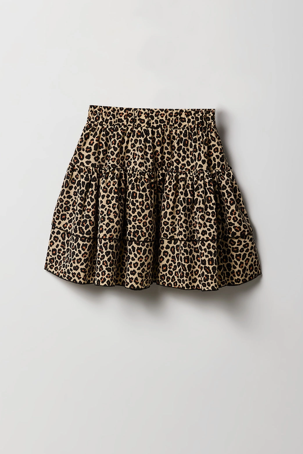 Girls Embroidered T-Shirt & Tiered Skirt 2 Piece Set