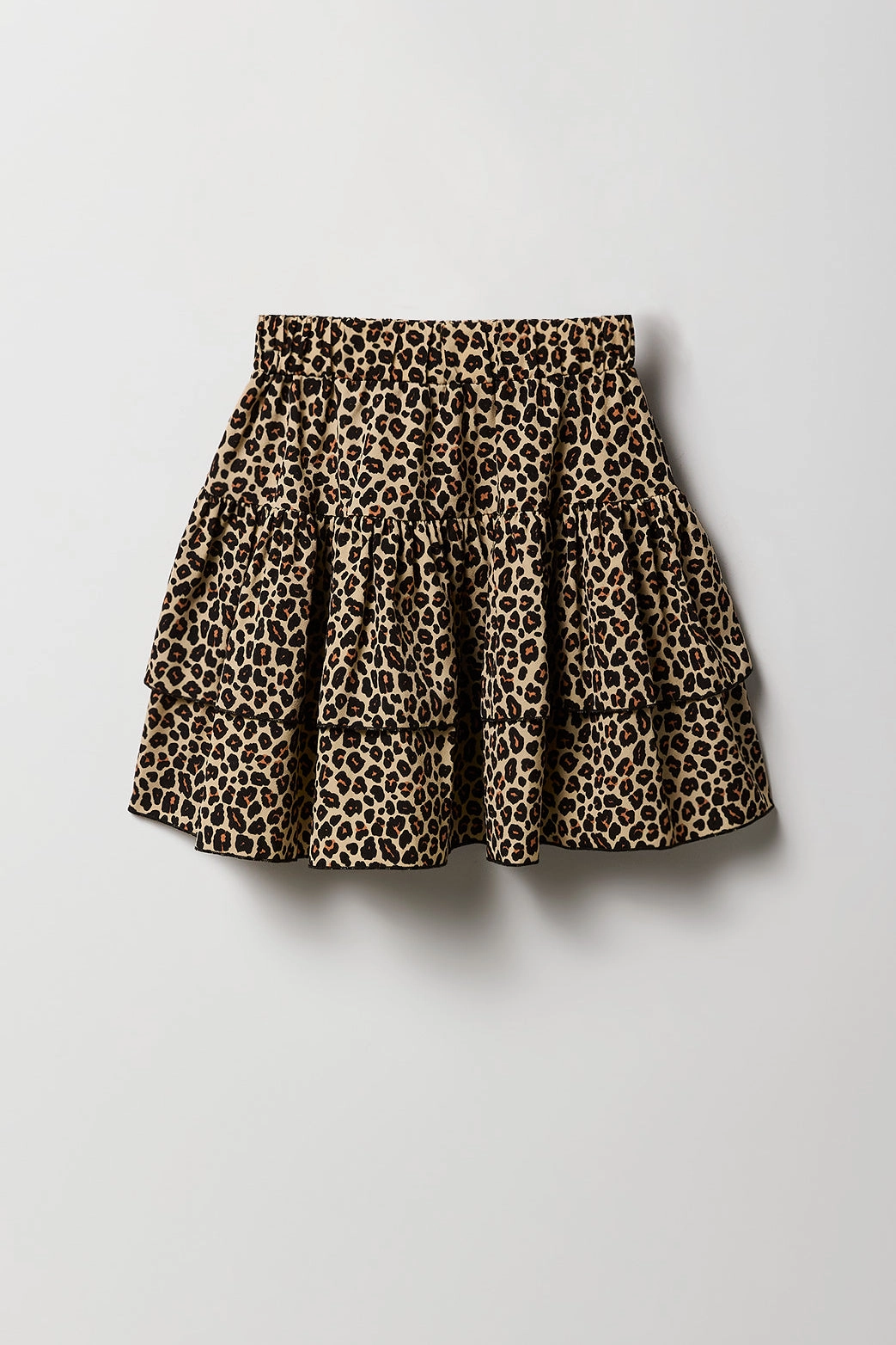 Girls Embroidered T-Shirt & Tiered Skirt 2 Piece Set