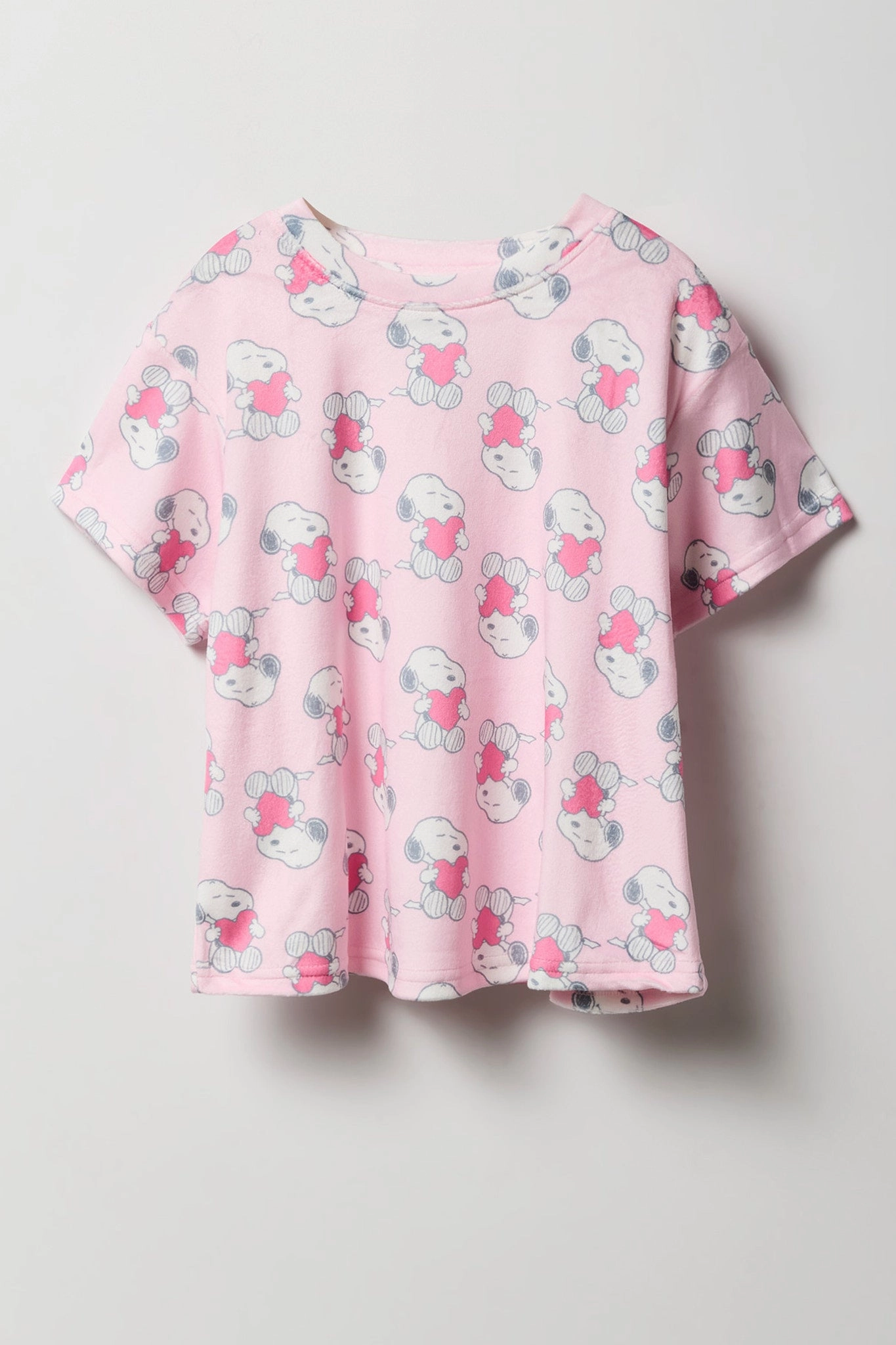 Girls Snoopy Print T-Shirt & Pant 2 Piece Licensed Casual Set
