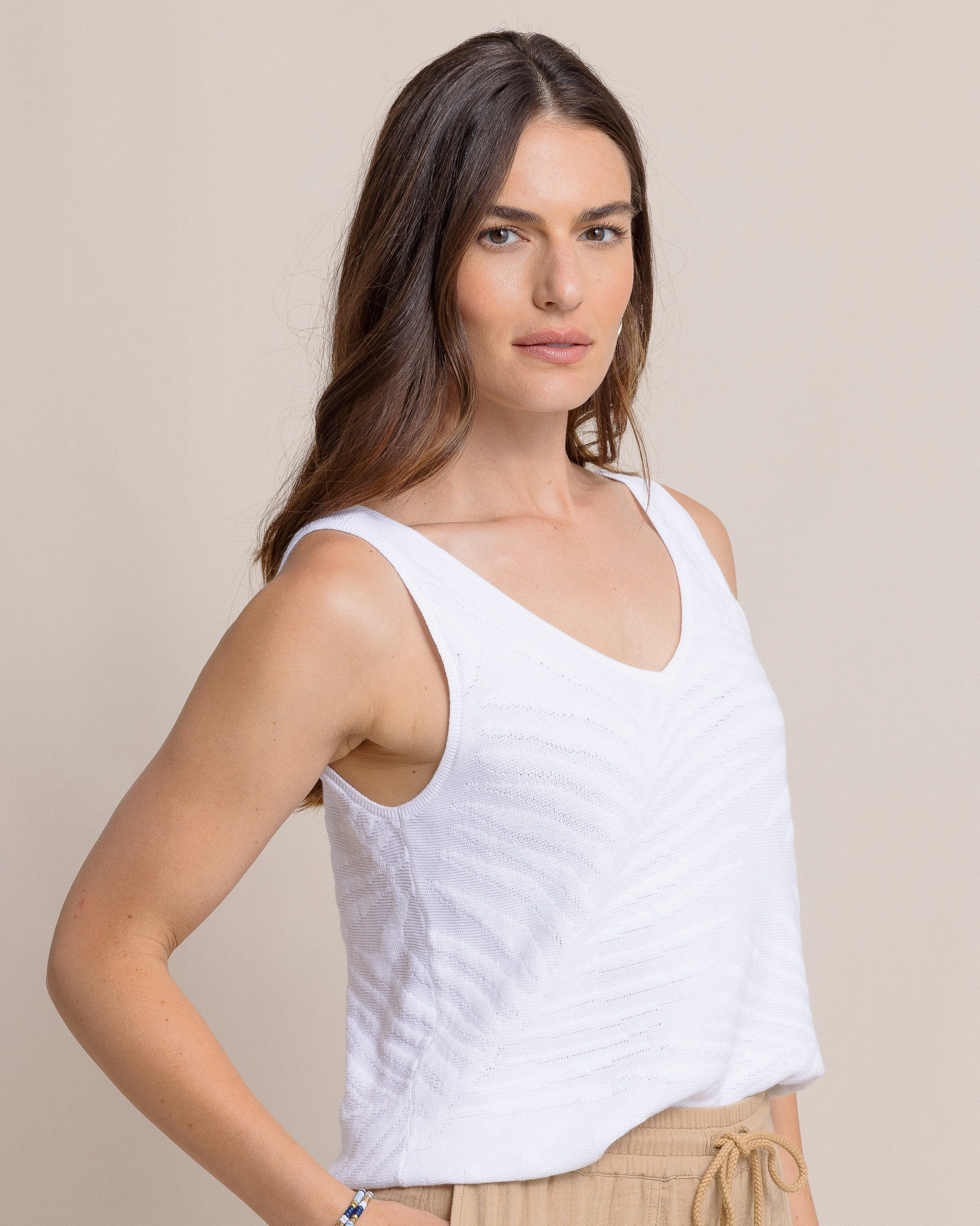 Hartley Jacquard Sweater Tank