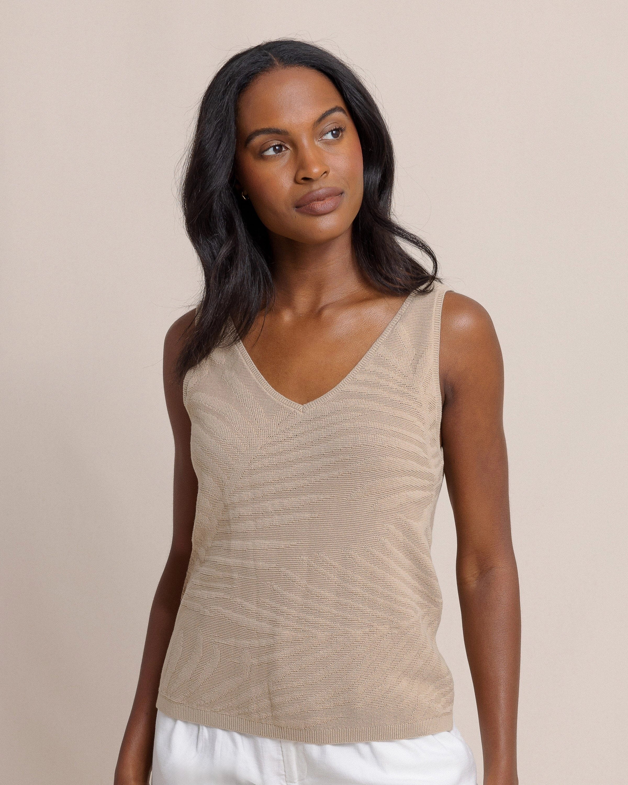 Hartley Jacquard Sweater Tank