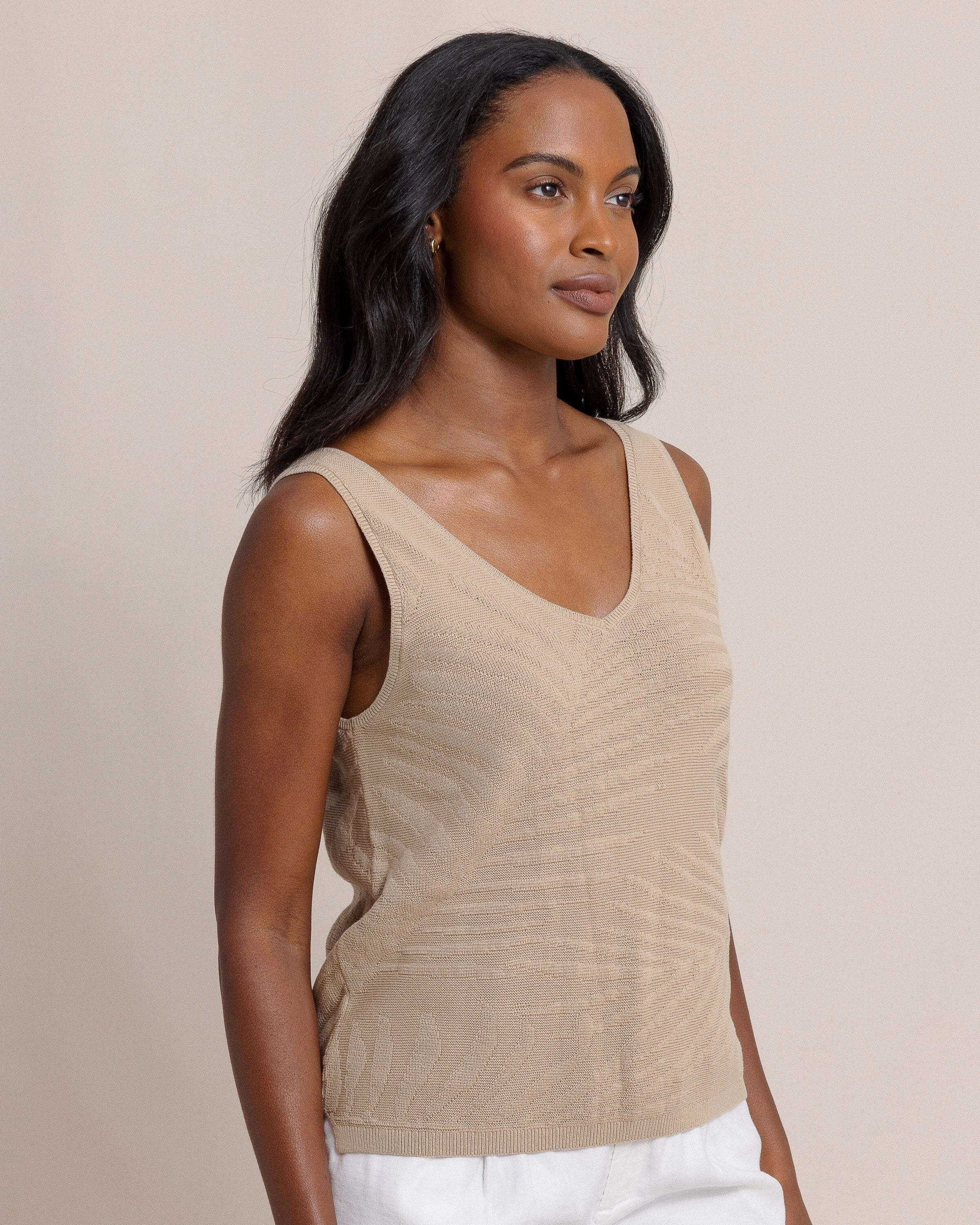 Hartley Jacquard Sweater Tank