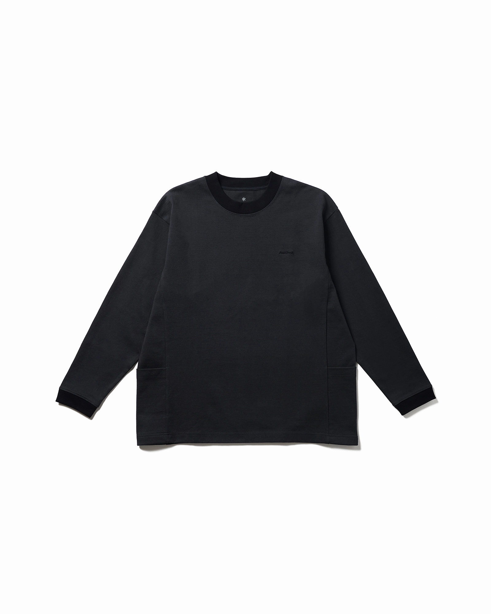Heavy Cotton Border Long Sleeve T-Shirt