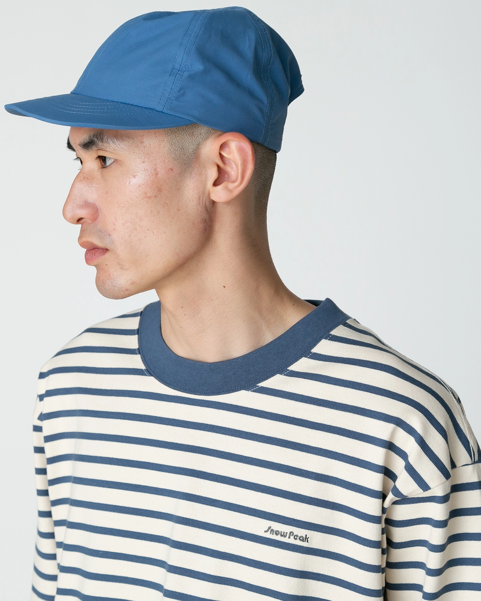 Heavy Cotton Border Long Sleeve T-Shirt