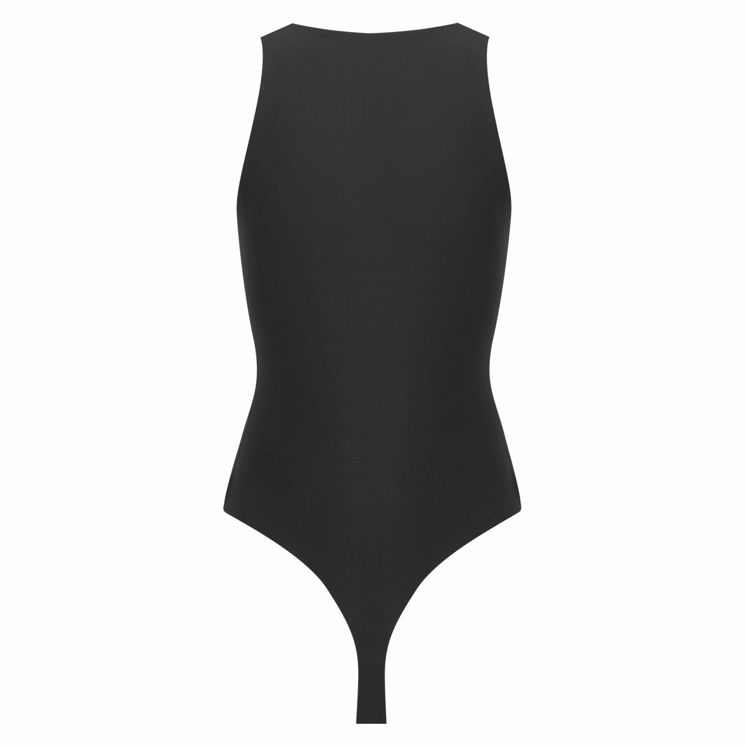 High Neck Tank Bodysuit - Black