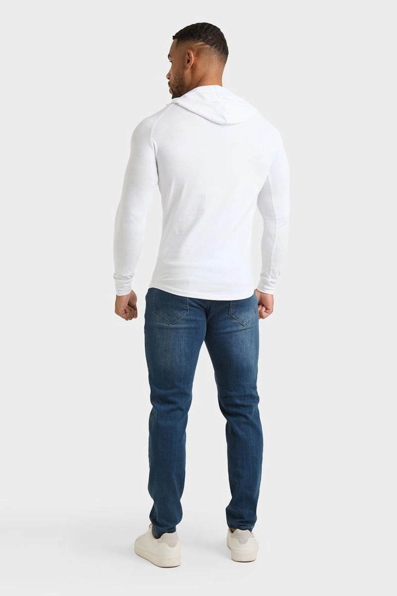 Hooded Top in White