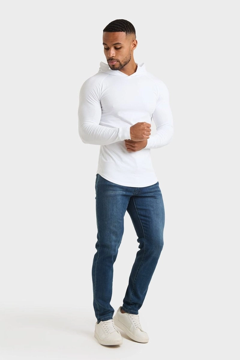 Hooded Top in White