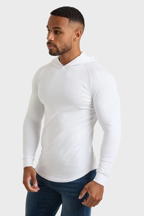 Hooded Top in White