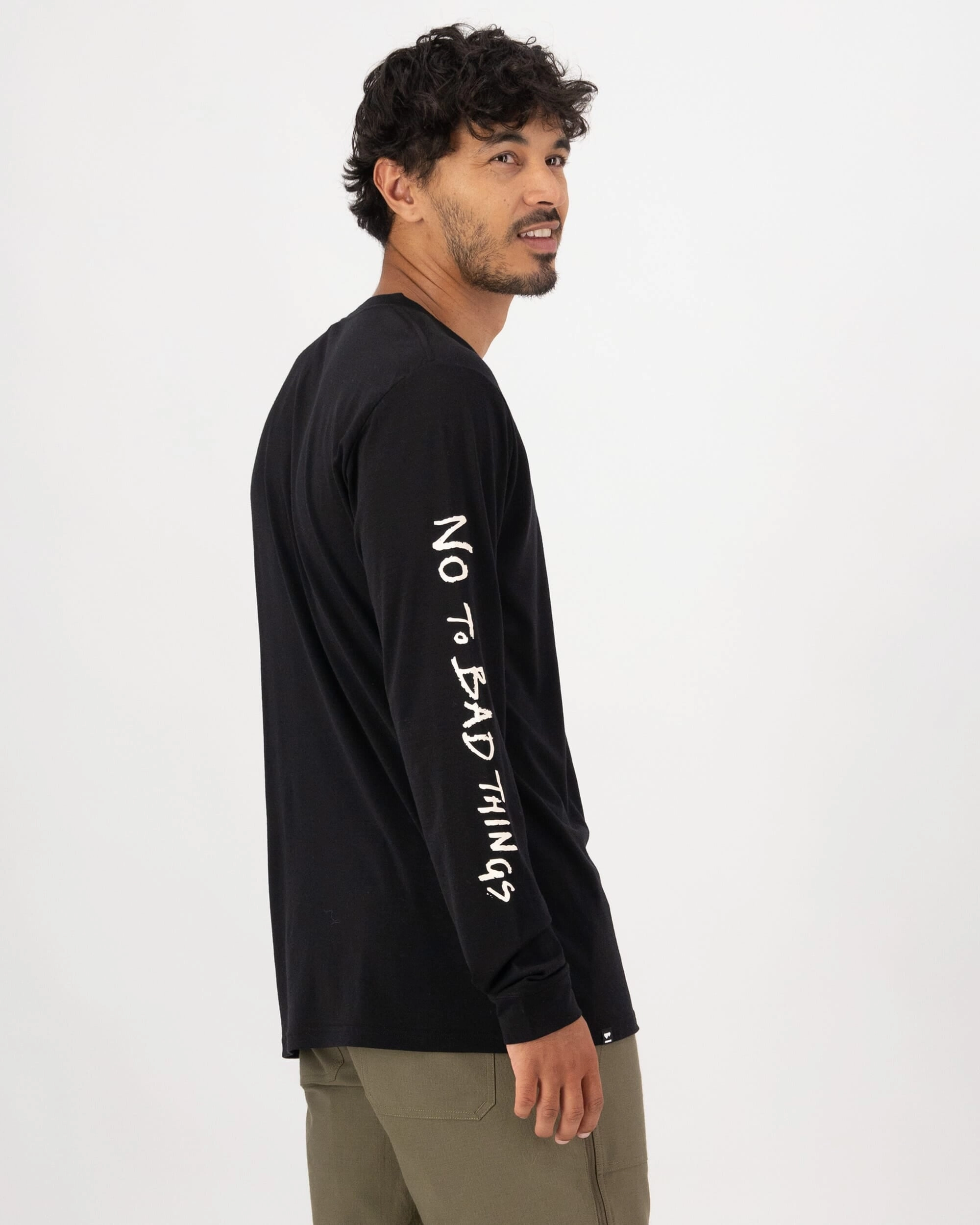 Icon Merino Classic Long Sleeve - Black