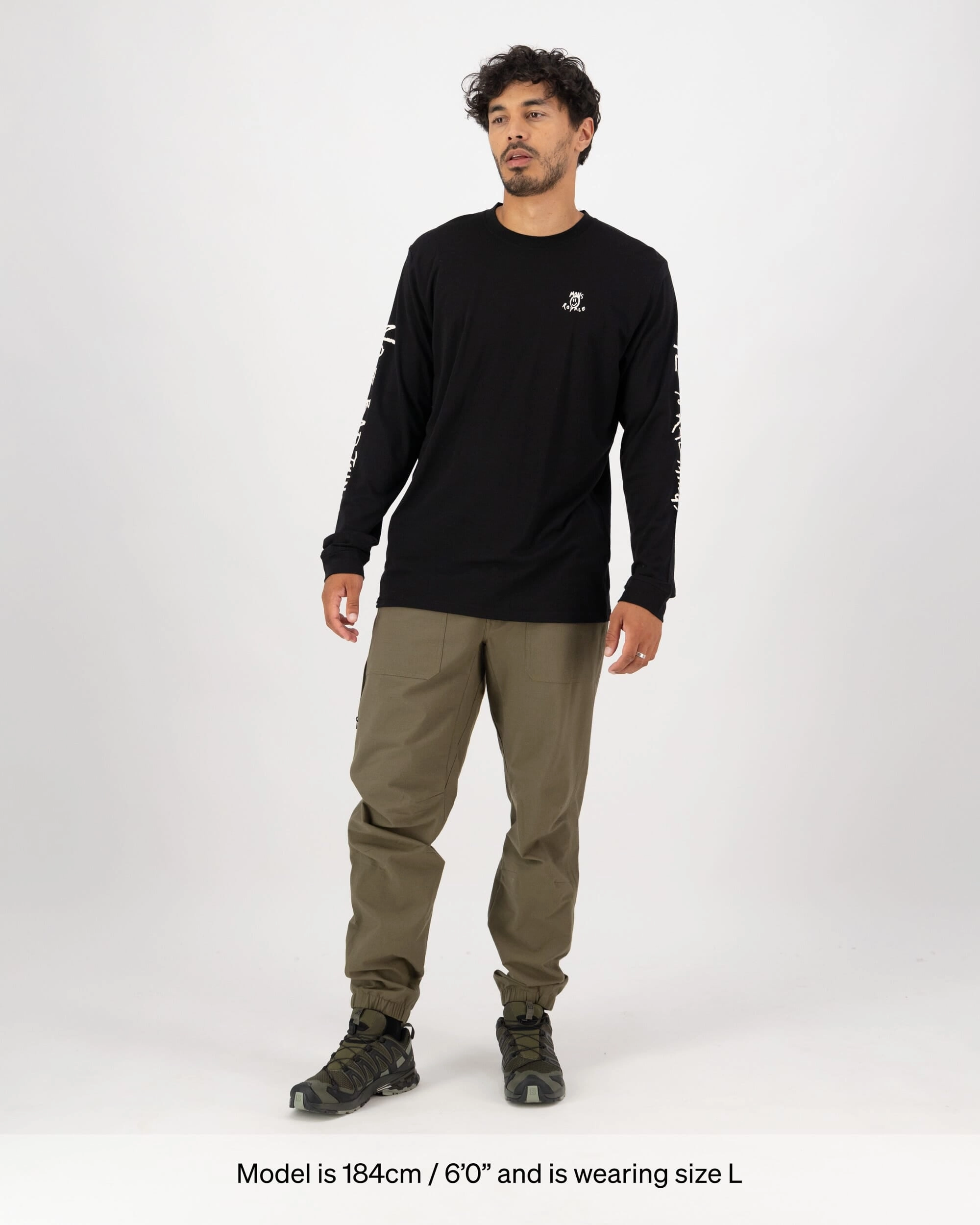 Icon Merino Classic Long Sleeve - Black