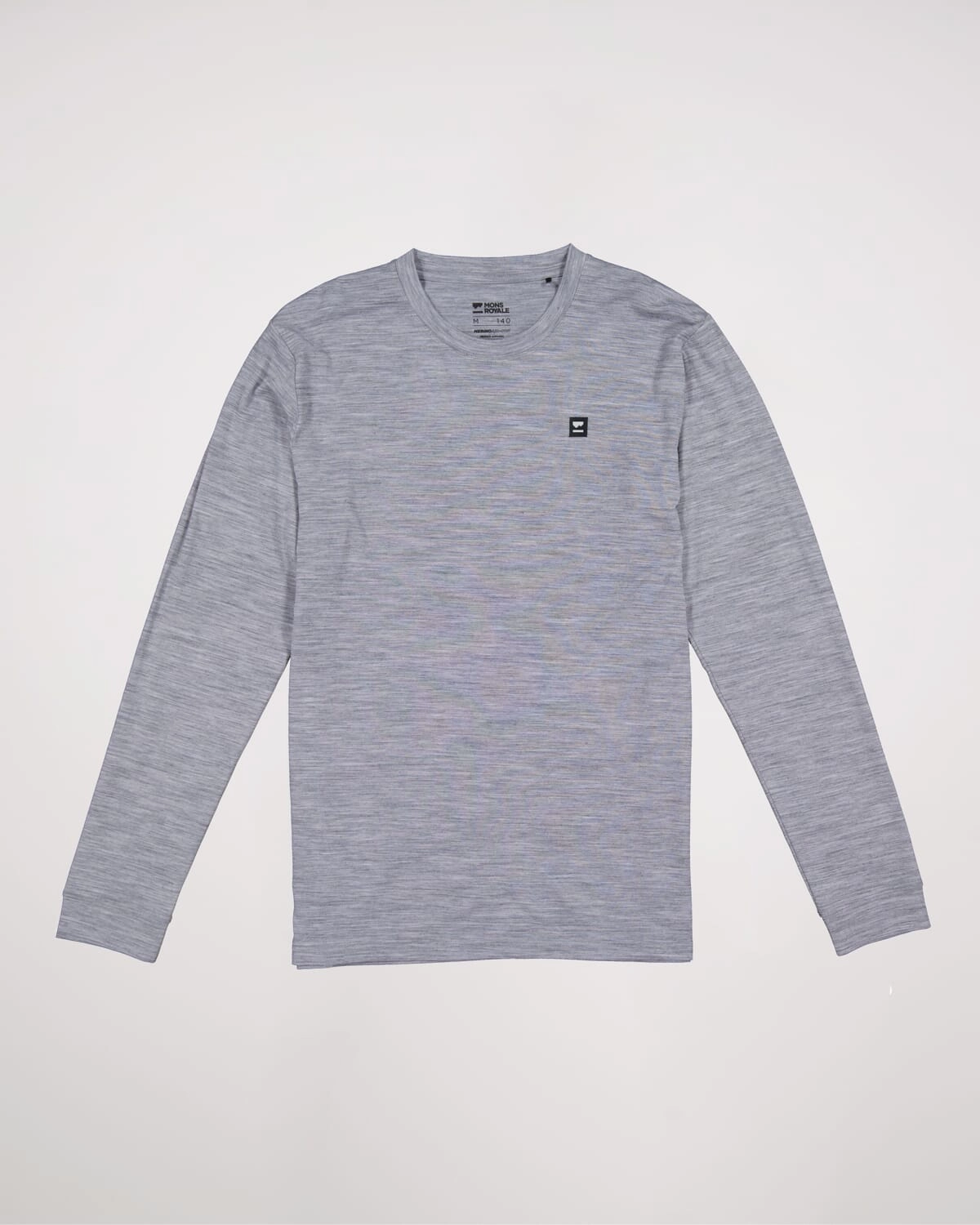 Icon Merino Classic Long Sleeve - Grey Heather
