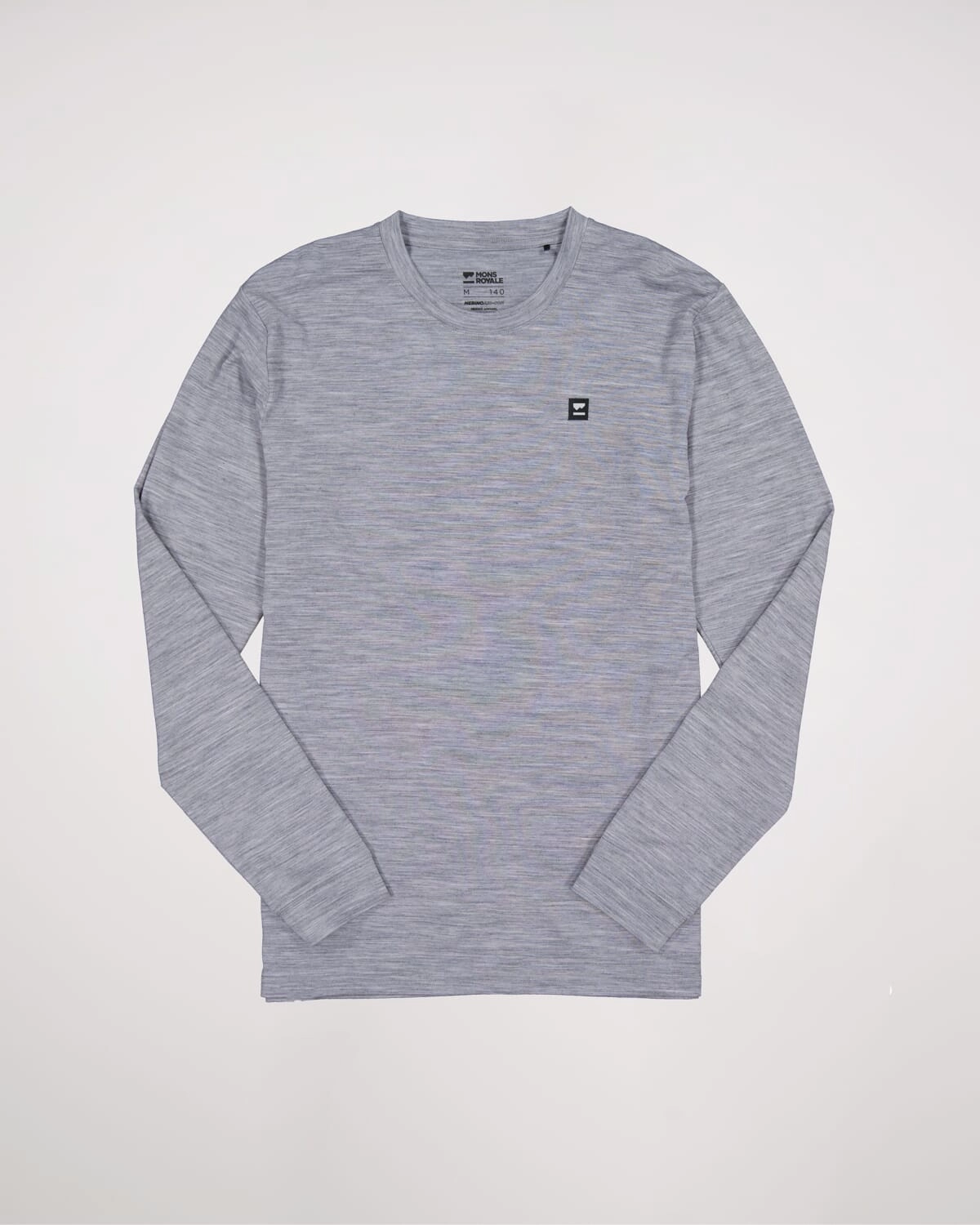 Icon Merino Classic Long Sleeve - Grey Heather