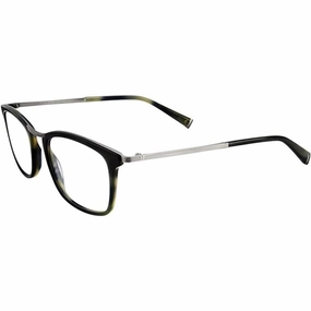 John Varvatos Men's Eyeglasses - Smoke Plastic Square Frame | JOHN VARVATOS V375 SMO