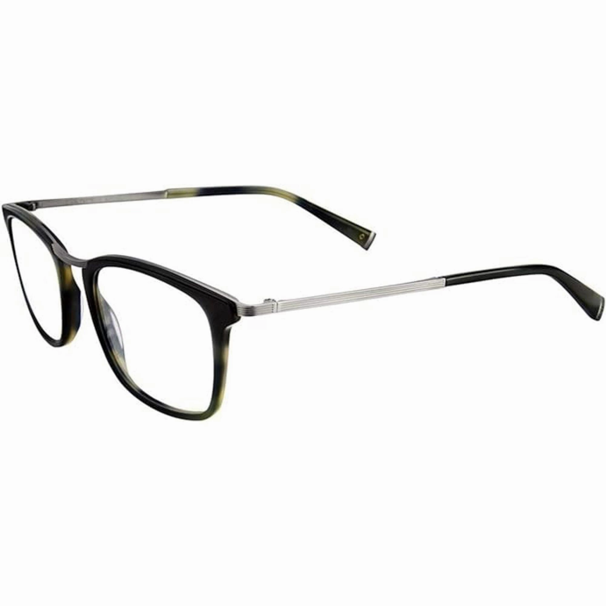 John Varvatos Men's Eyeglasses - Smoke Plastic Square Frame | JOHN VARVATOS V375 SMO