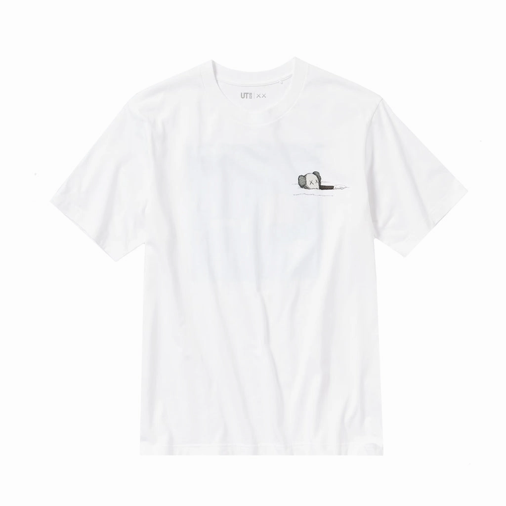 KAWS x UNIQLO UT Artbook Cover Tee - White/ Blue