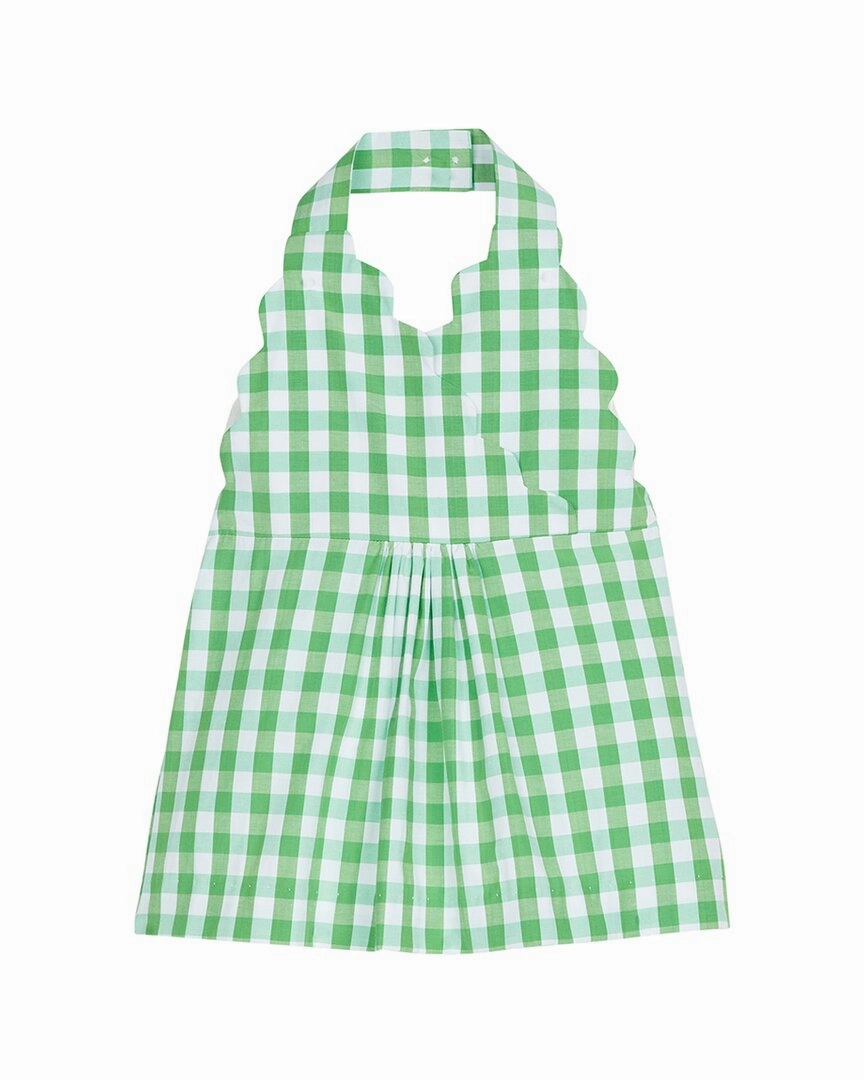 Little English Scallop Halter Top
