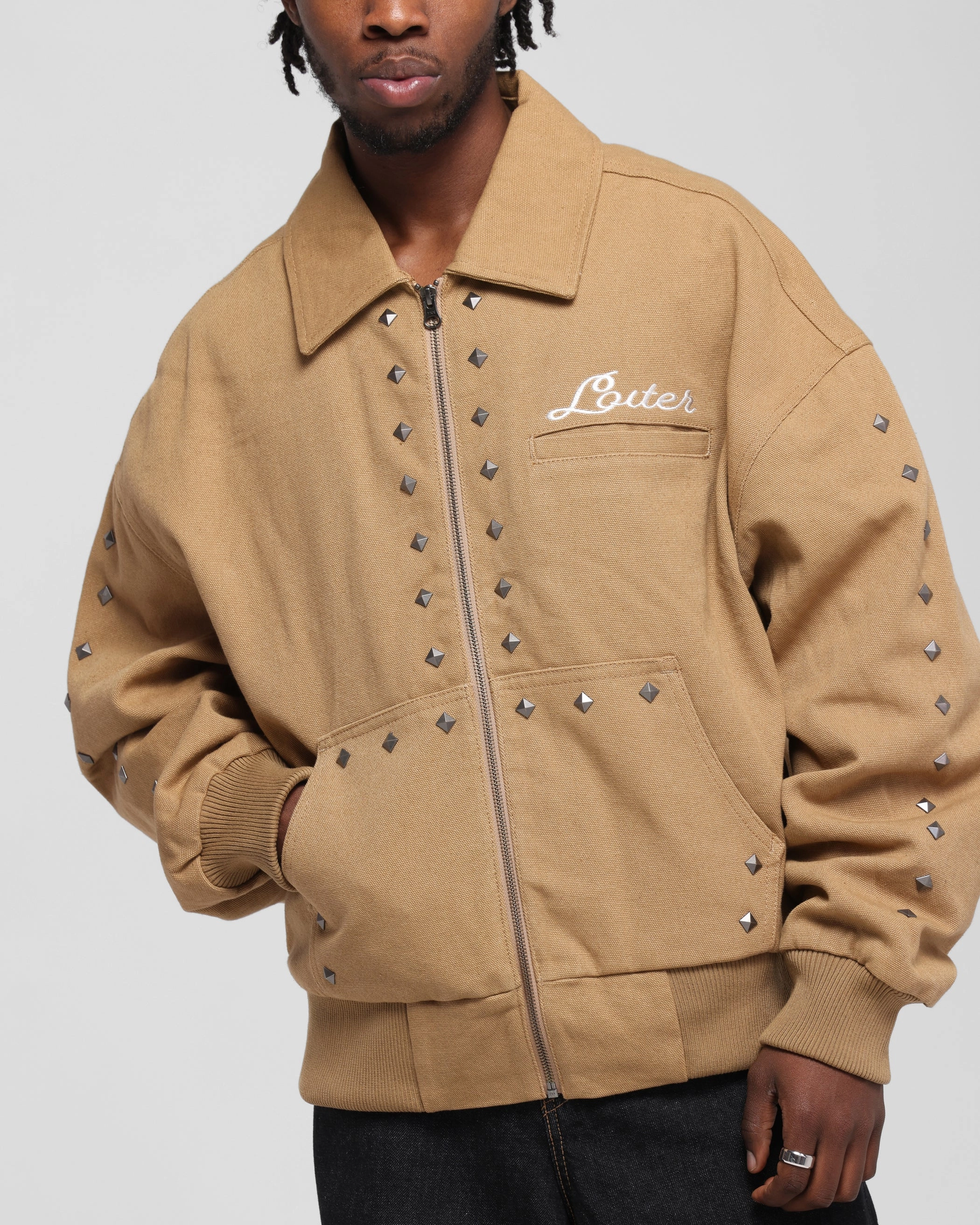 Loiter Chopper Work Jacket Tan