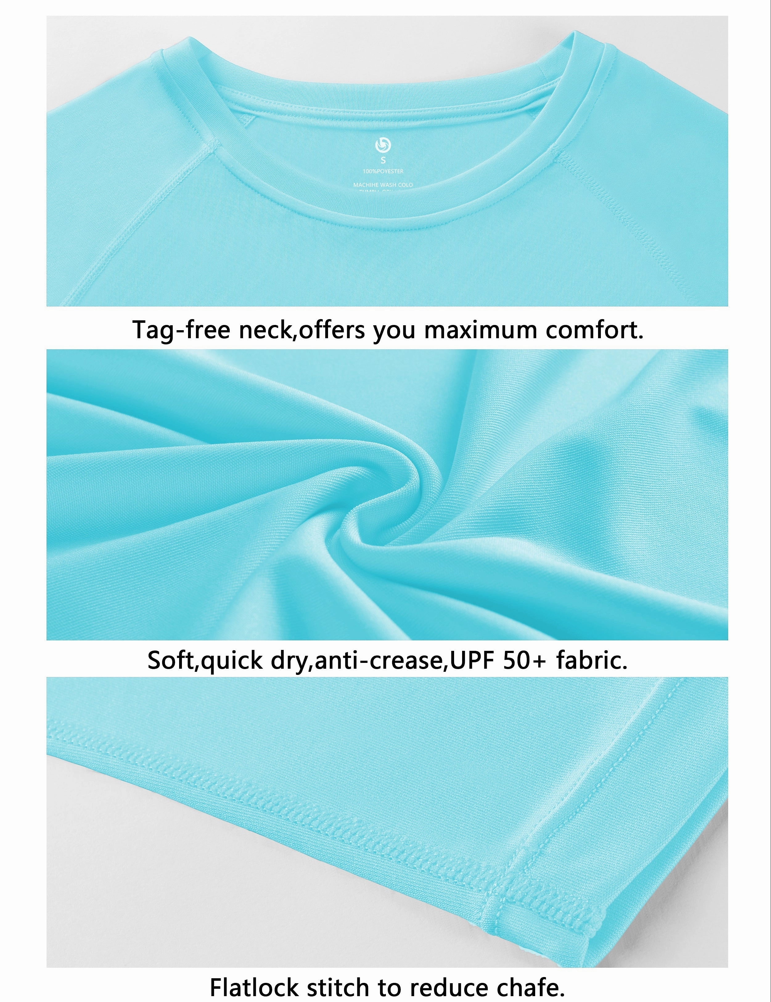 Long Sleeve Athletic Shirts blue_Golf