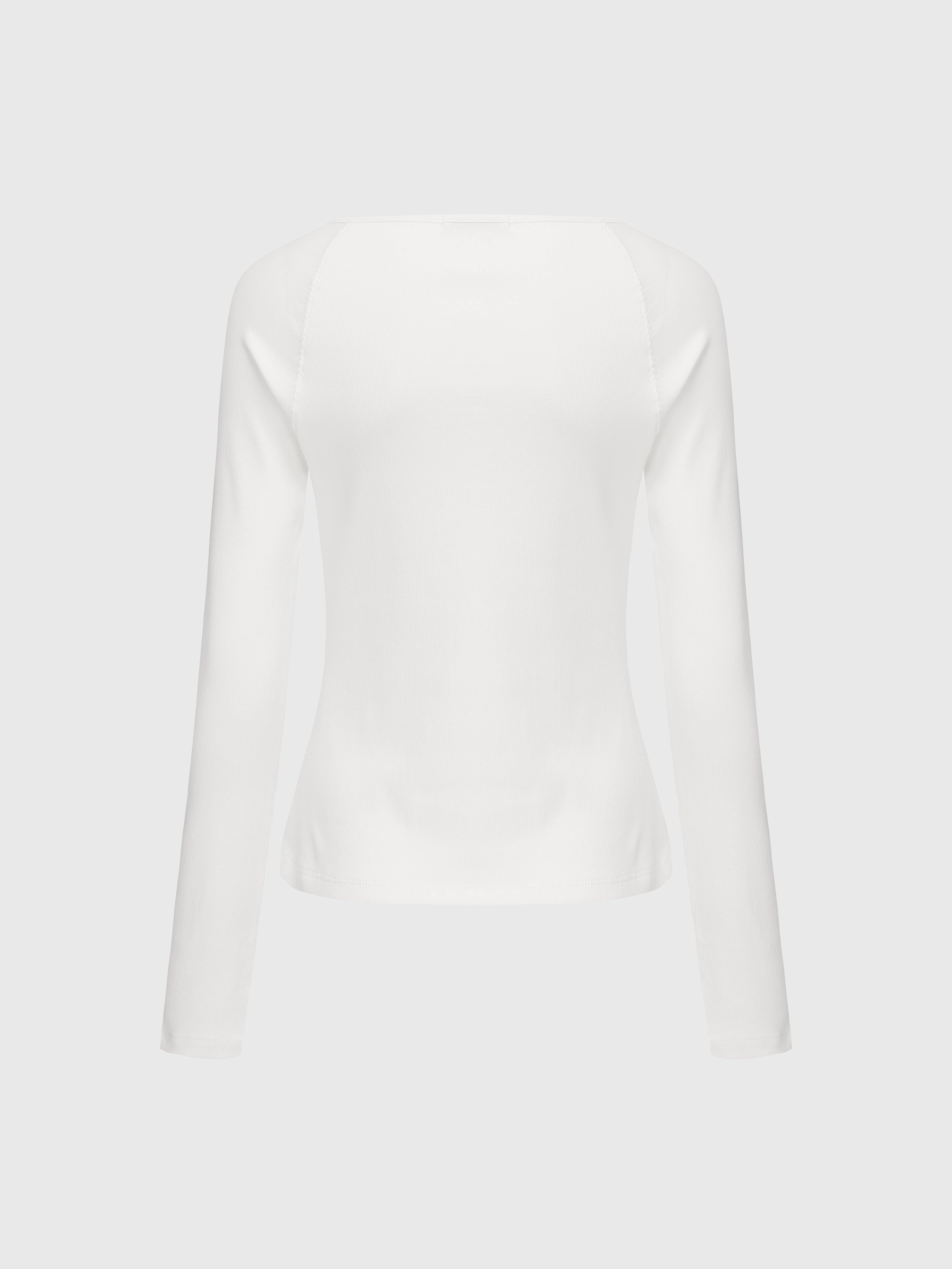 Long Sleeve Bridge-Neck Top