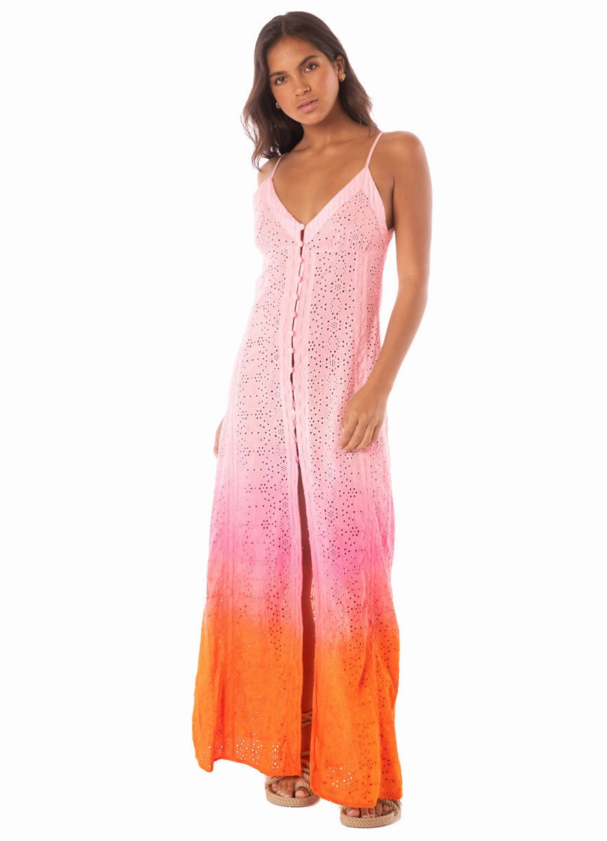 Maaji Pink Canvas Elowen Long Dress