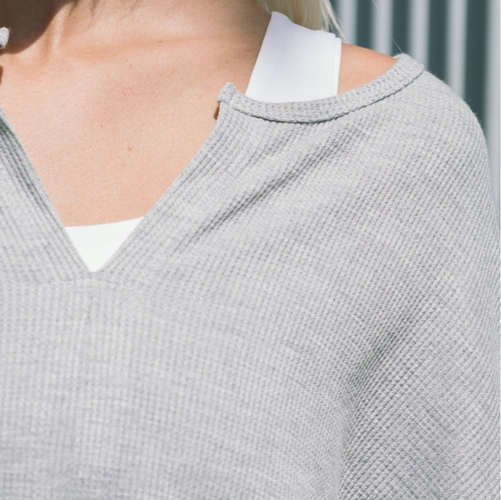 Mellow Long Sleeve - Heather Grey
