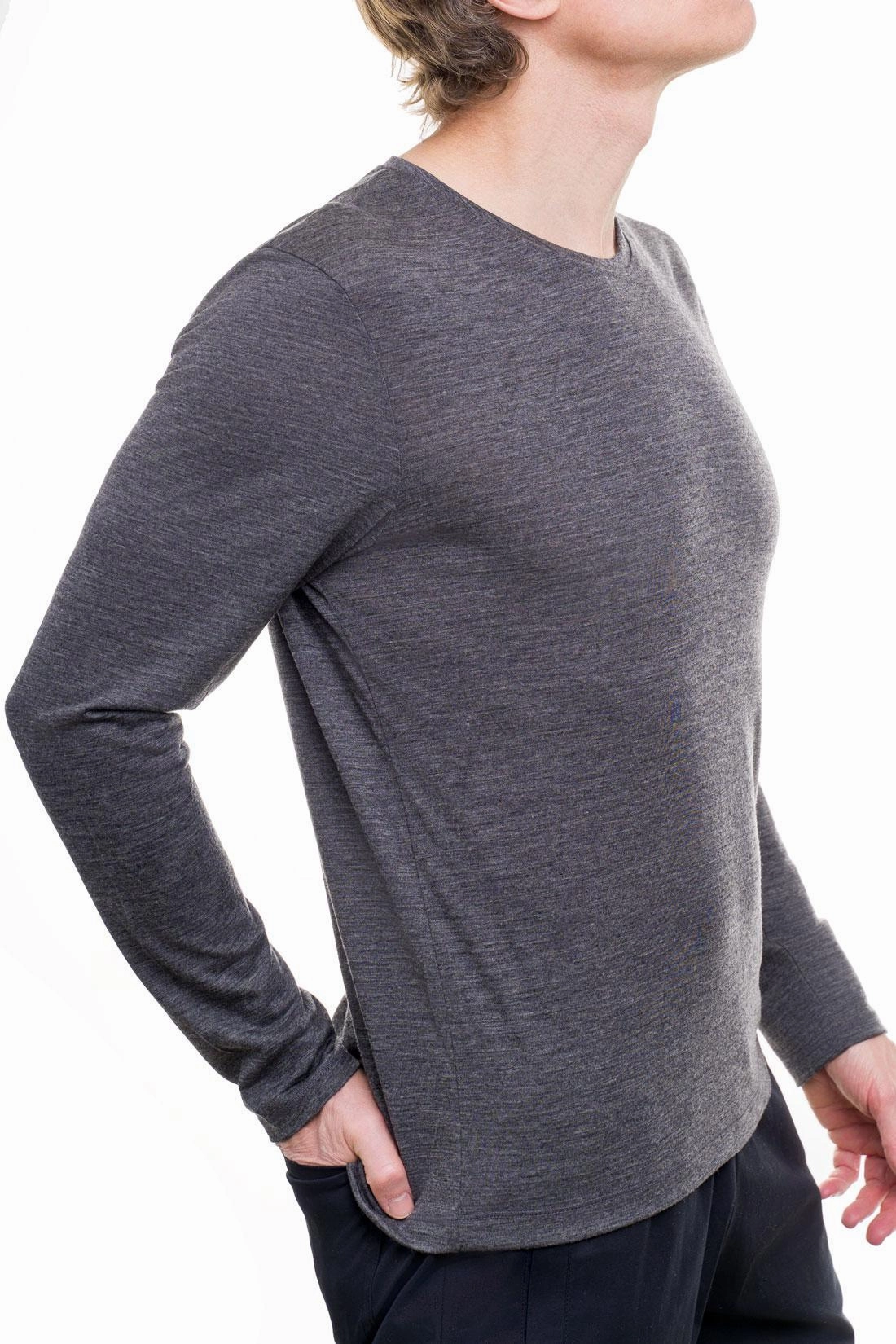 Men's Long Sleeve Merino Wool Shirt
