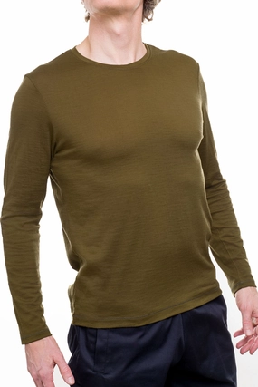 Men's Long Sleeve Merino Wool Shirt