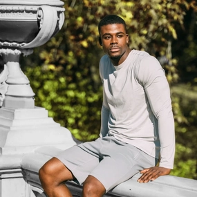 Mens Crew Neck Long Sleeve Shirt