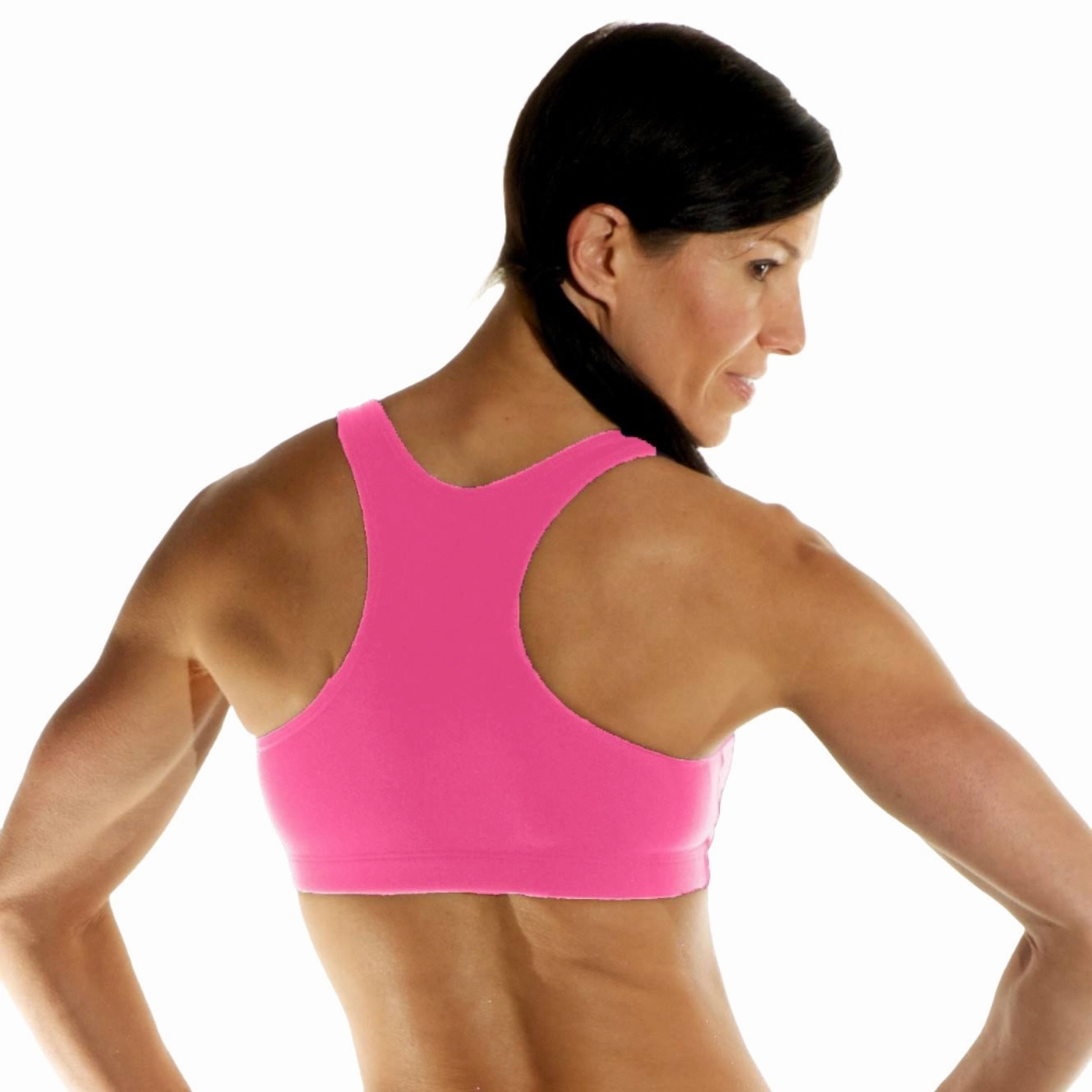 One Step Ahead Brushed Supplex  Racerback Bra 206R