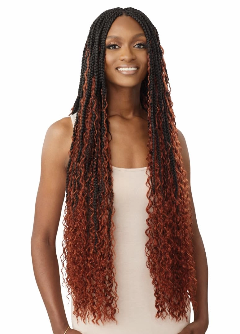 Outre X-pression Twisted Up Bobo Box Braid 3X's Pack Crochet Hair - 32