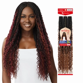 Outre X-pression Twisted Up Boho Box Braid 3X's Pack Crochet Hair - 22