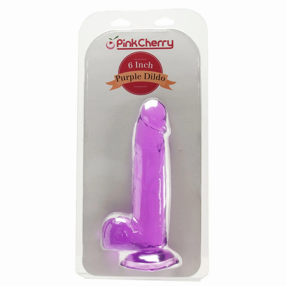 PinkCherry 6 Inch Purple Dildo