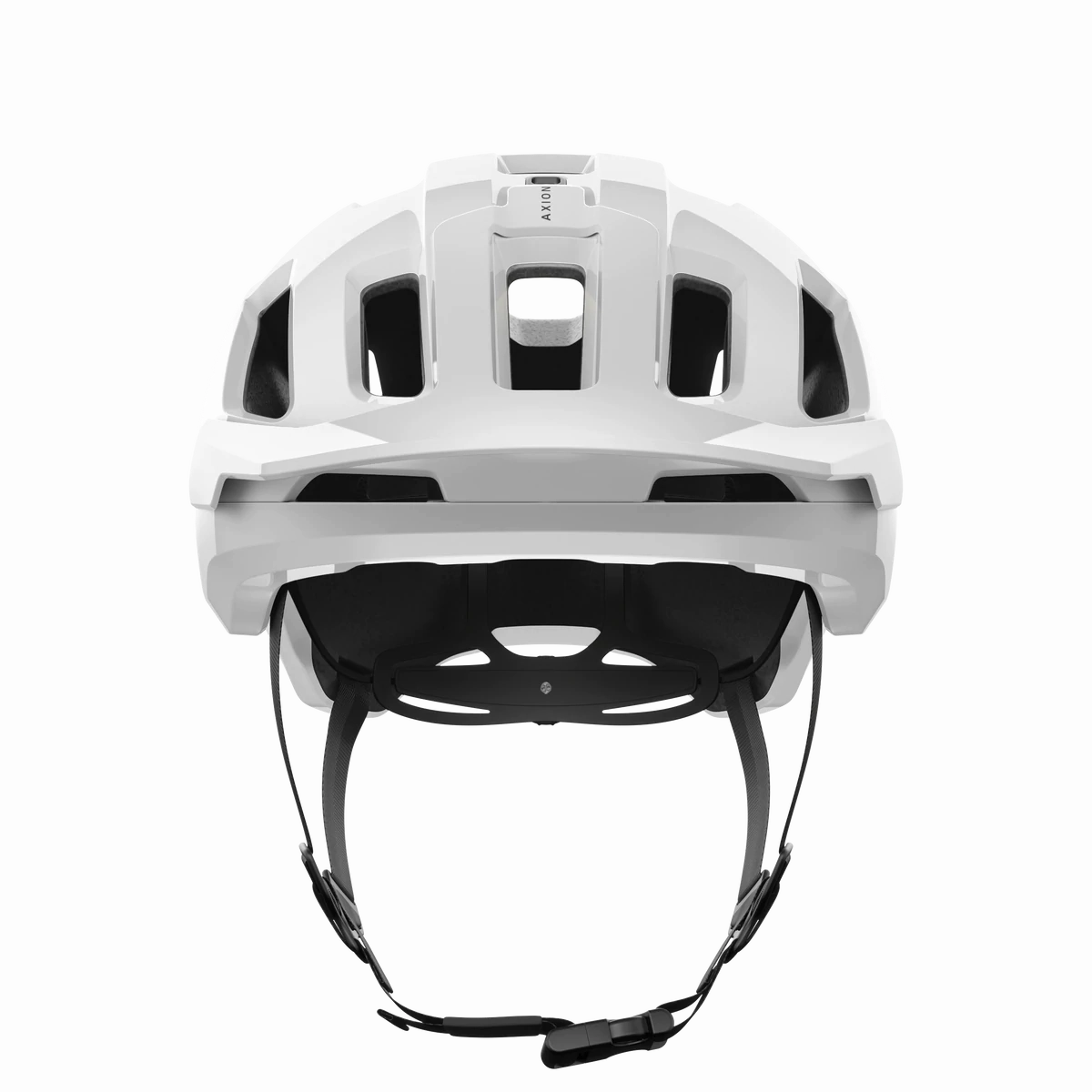 POC Axion Race MIPS MTB Helmet - Hydrogen White-Uranium Black Matt
