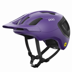 POC Axion Race MIPS MTB Helmet - Sapphire Purple-Uranium Black Metallic-Matt