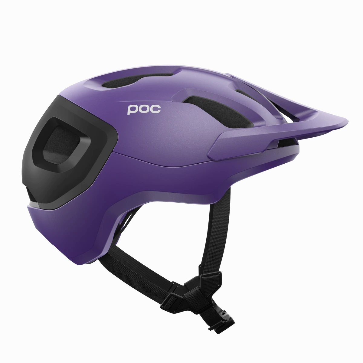 POC Axion Race MIPS MTB Helmet - Sapphire Purple-Uranium Black Metallic-Matt
