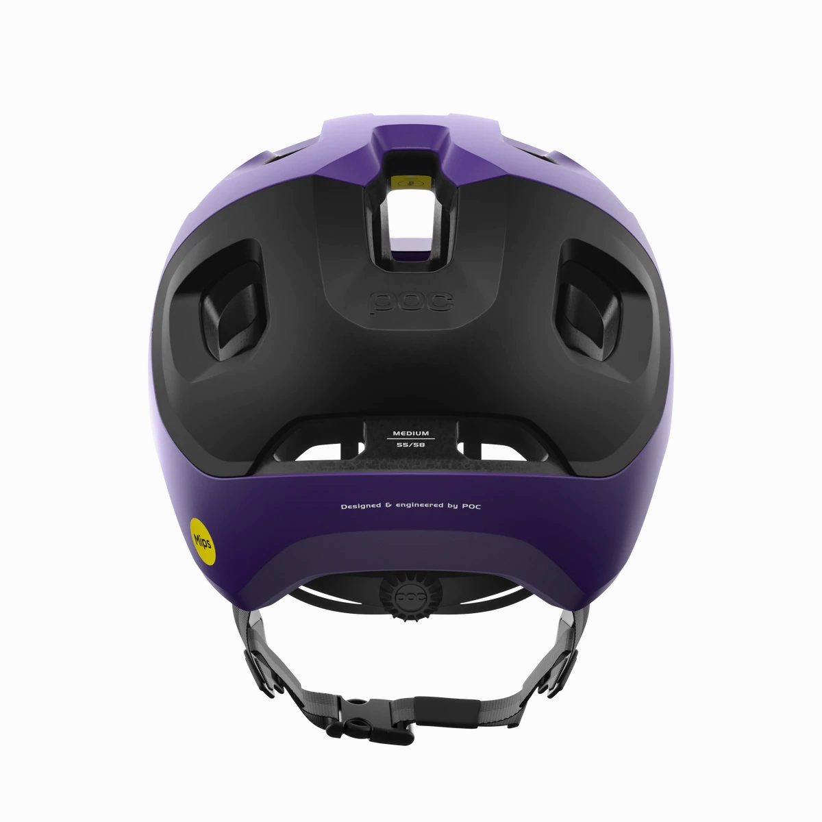 POC Axion Race MIPS MTB Helmet - Sapphire Purple-Uranium Black Metallic-Matt