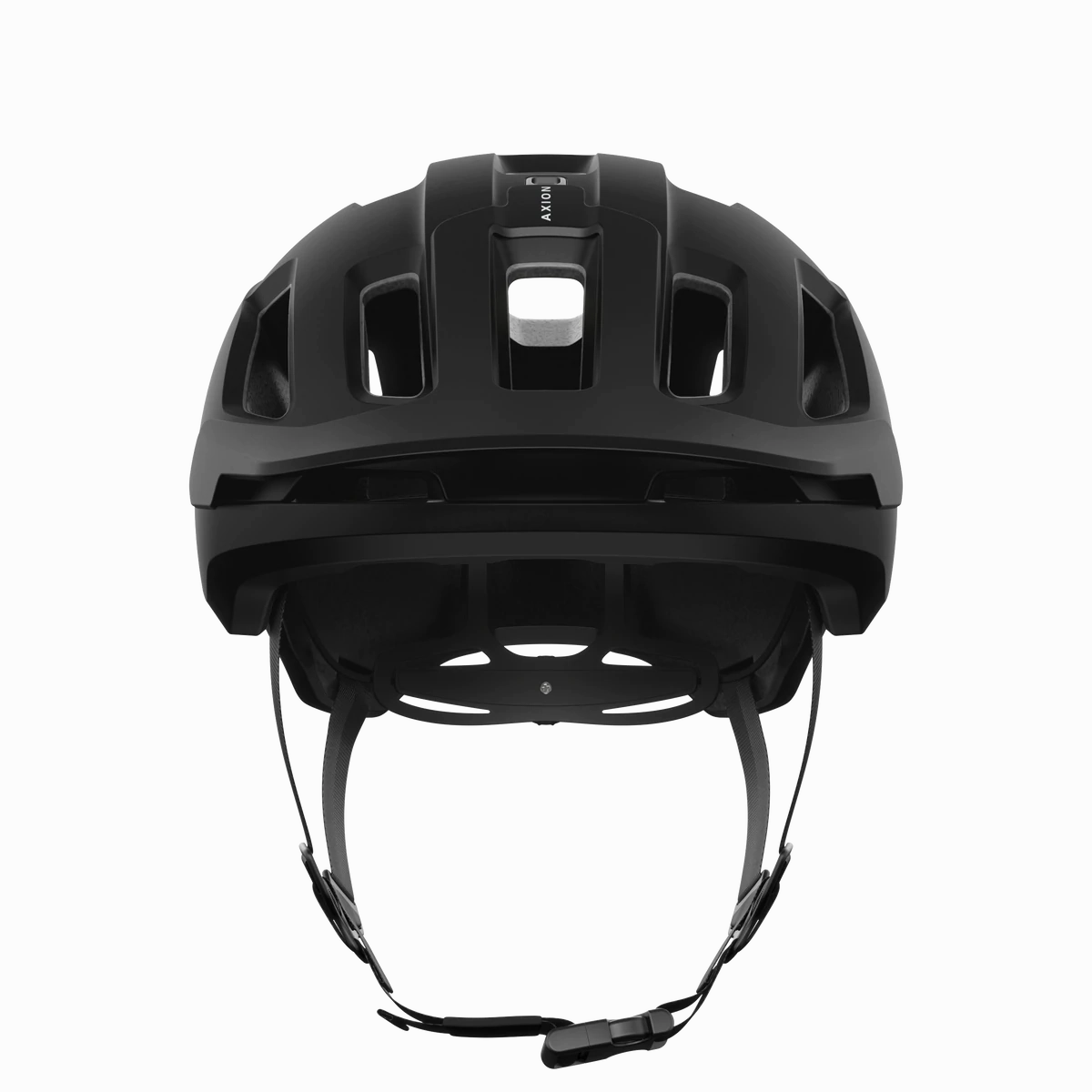 POC Axion Race MIPS MTB Helmet - Uranium Black Matt-Hydrogen White