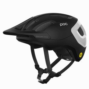 POC Axion Race MIPS MTB Helmet - Uranium Black Matt-Hydrogen White