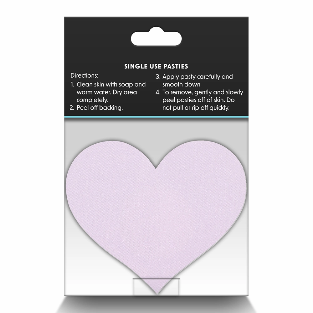Pretty Pasties Heart Adhesive Nipple Pasties 4-Pack