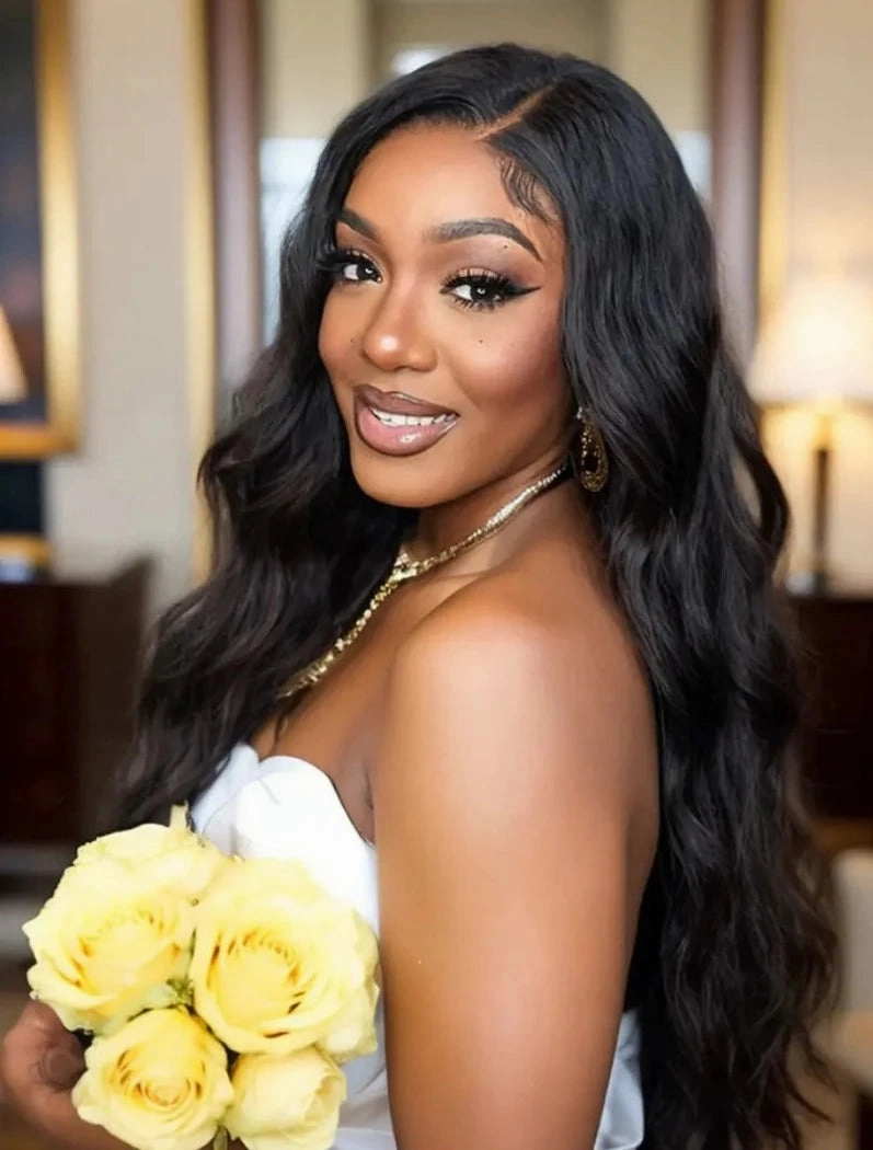 Prime Collection 100% Unprocessed Human Hair- DEEP C-PART Wig Body Wave 28