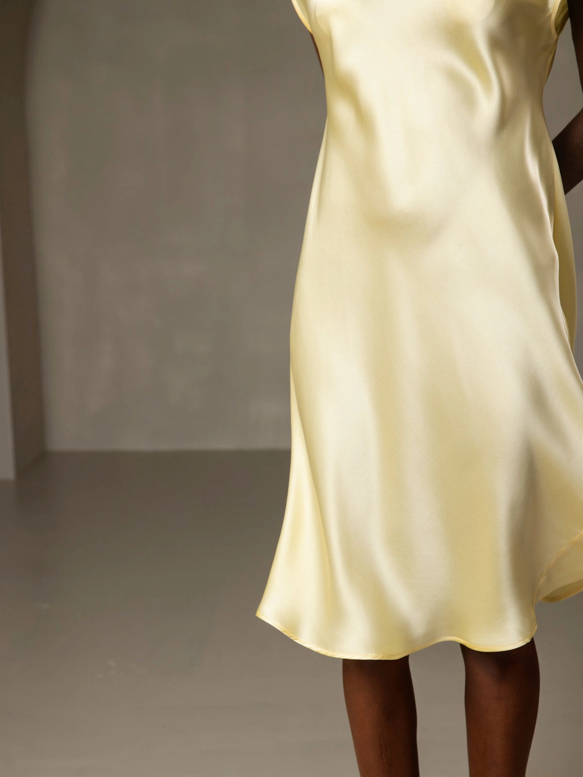 Pure Silk Elegant Cap Sleeve Nightgown