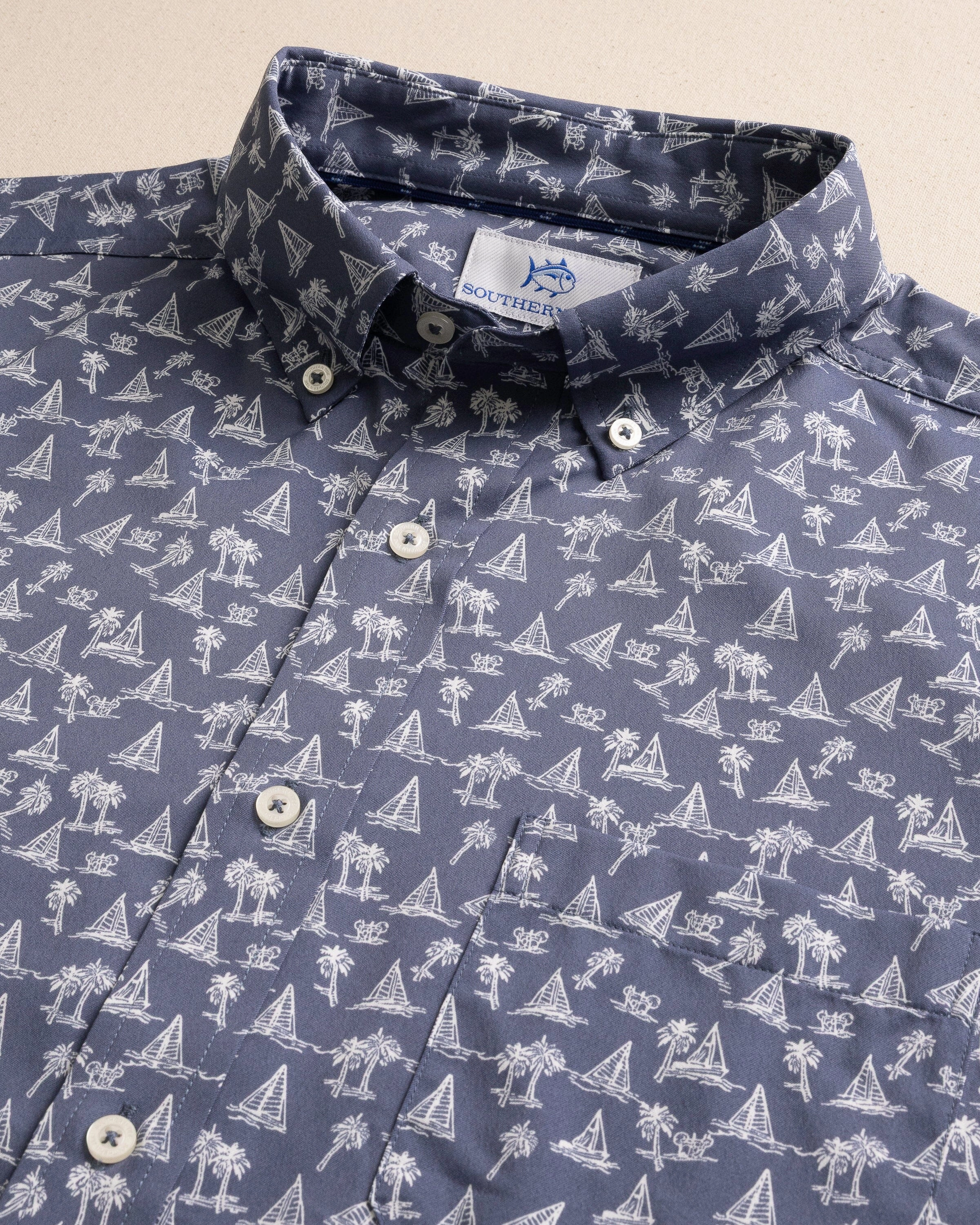 Sail Away brrr°® Intercoastal Short Sleeve Sport Shirt