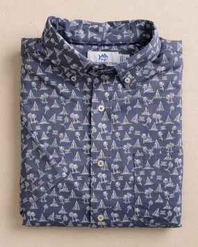 Sail Away brrr°® Intercoastal Short Sleeve Sport Shirt