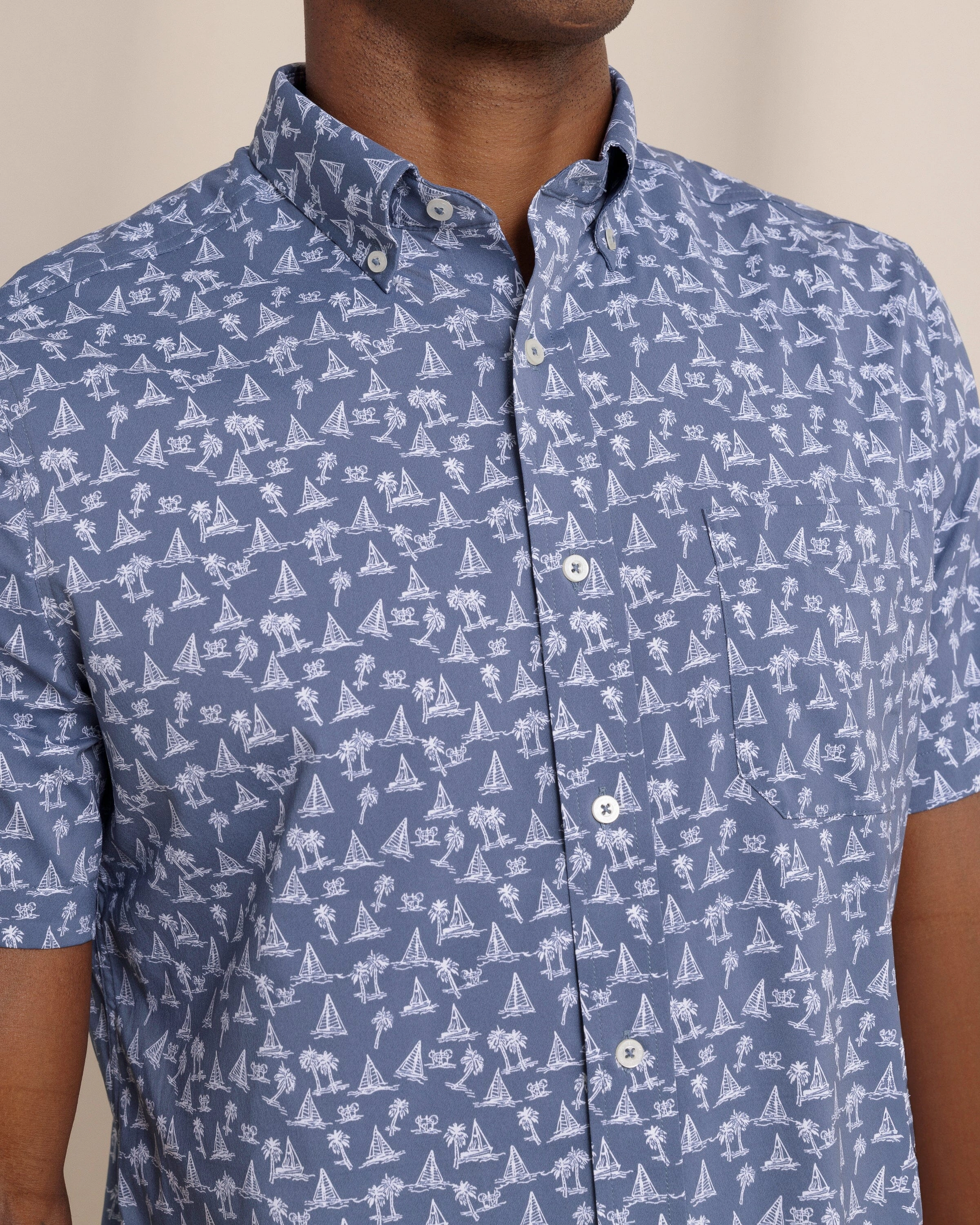 Sail Away brrr°® Intercoastal Short Sleeve Sport Shirt