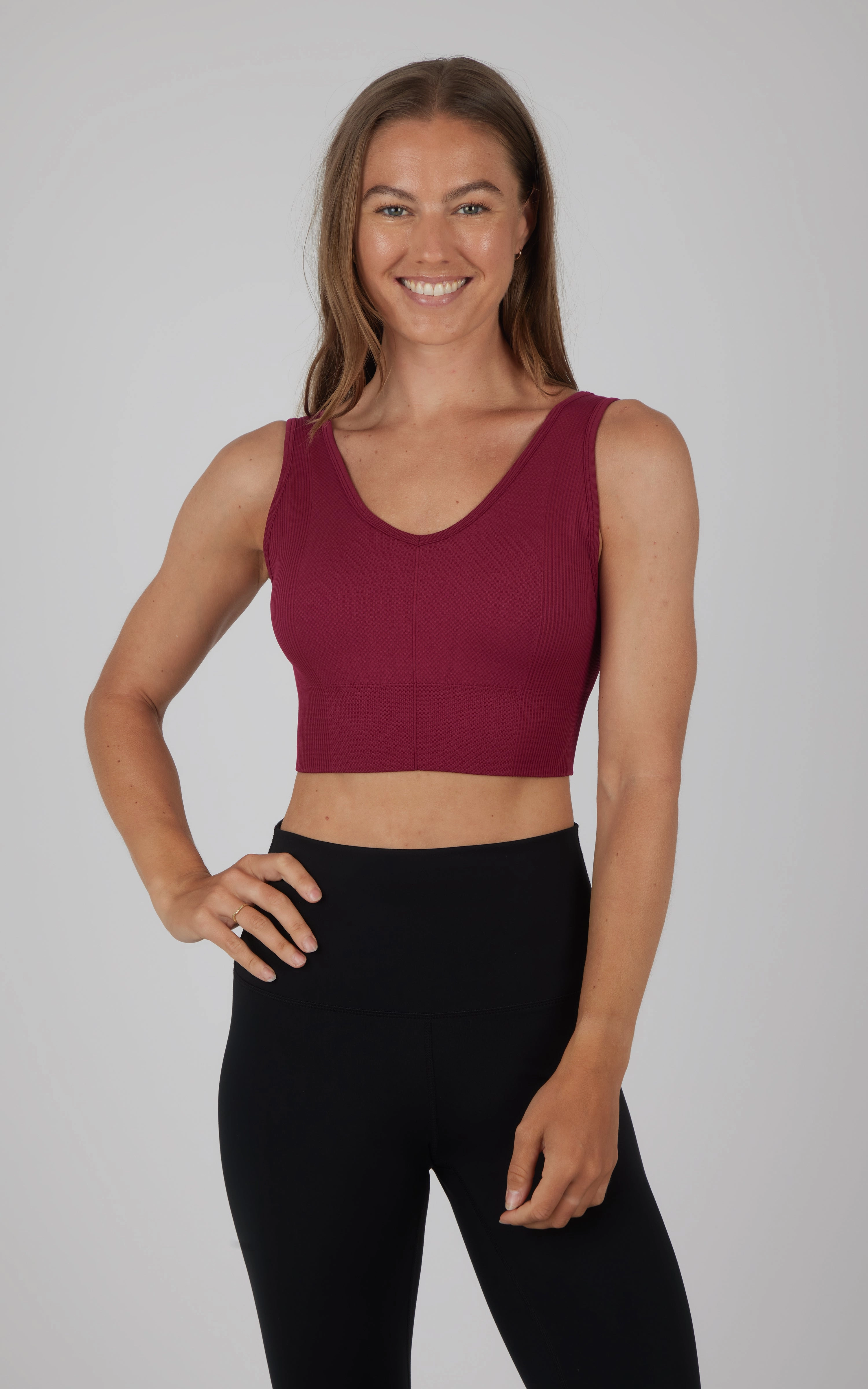 Seamless Multitextured Bra