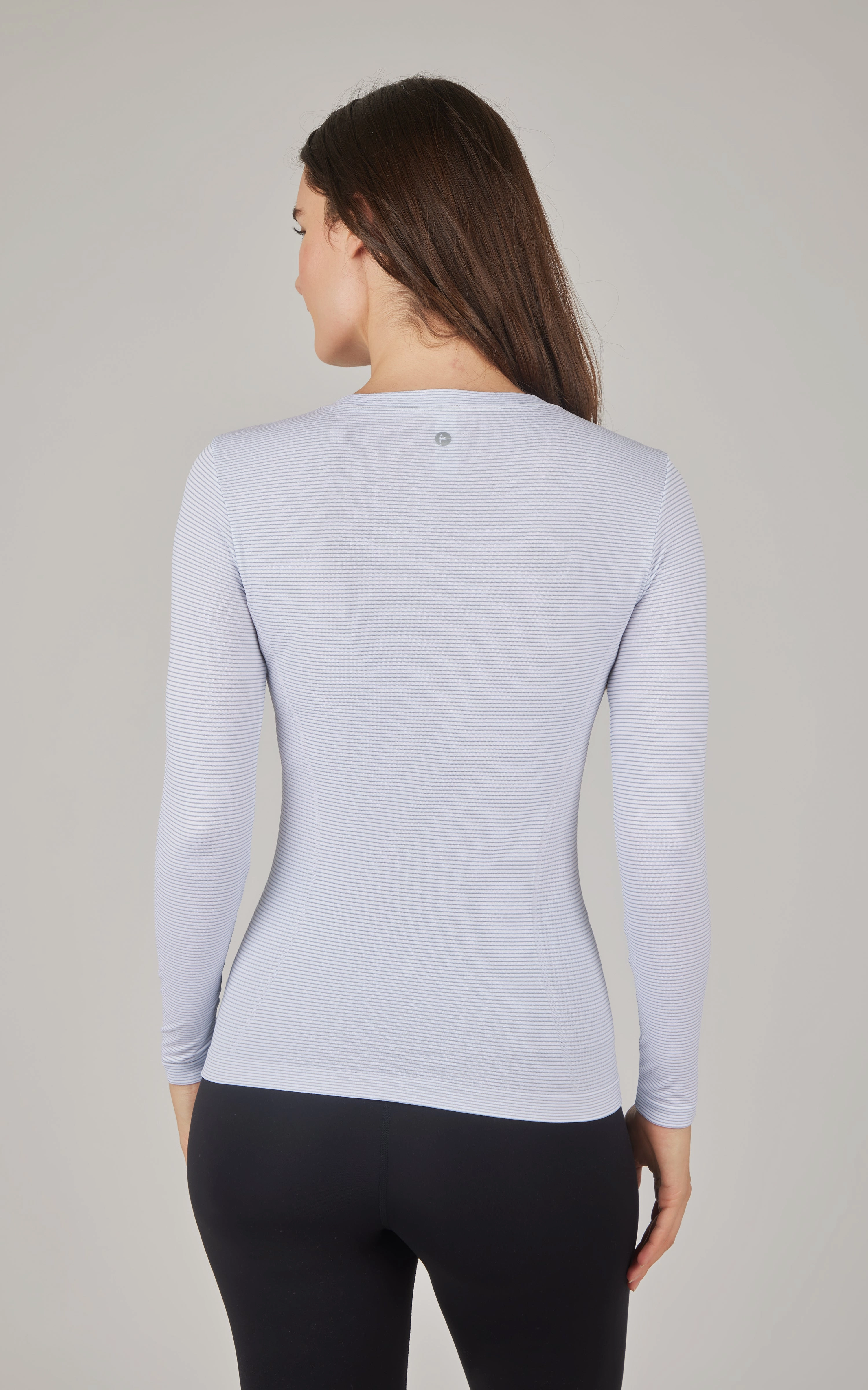 Seamless Stripe Long Sleeve Top