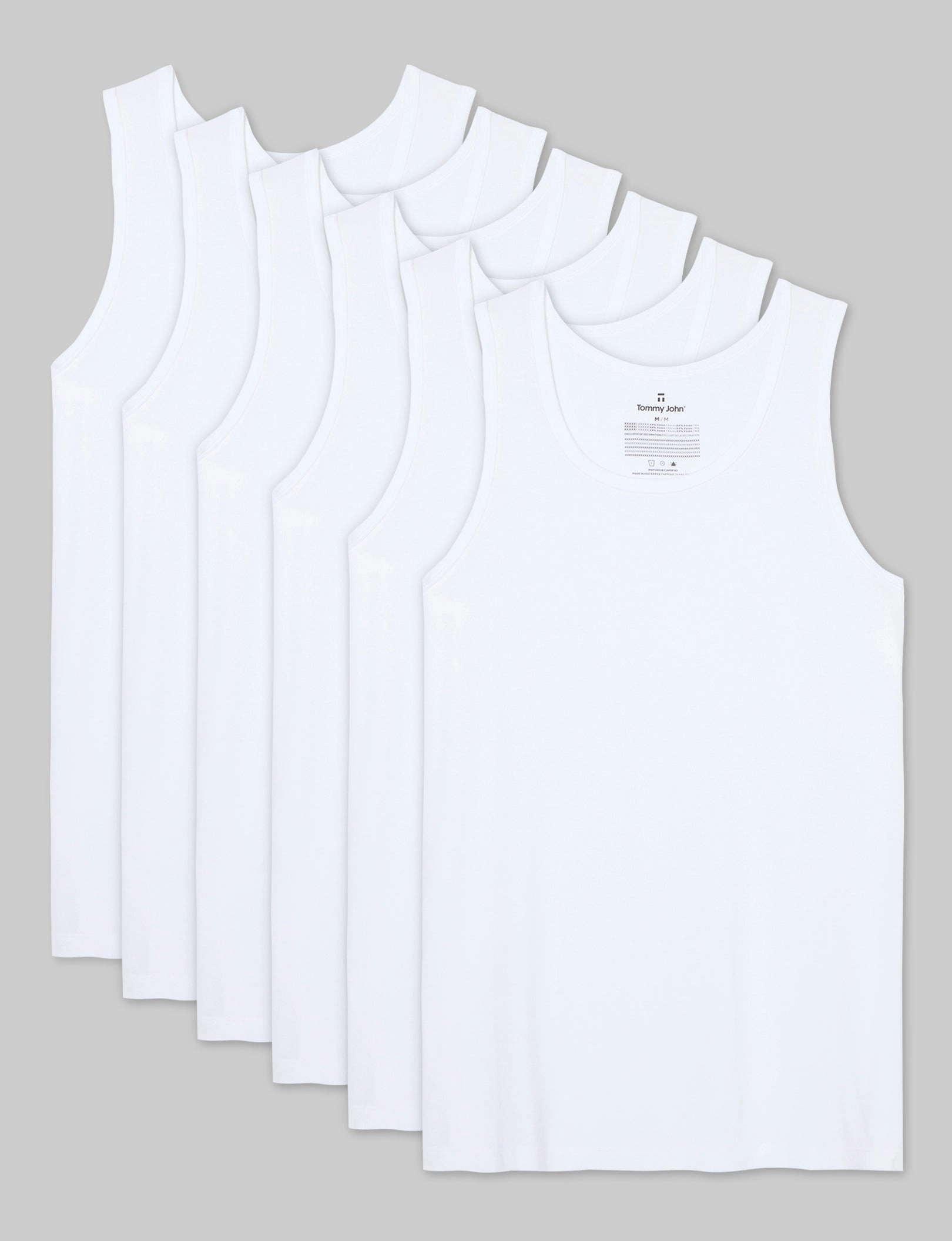 Second Skin Tank Modern Fit Undershirt (6-Pack)