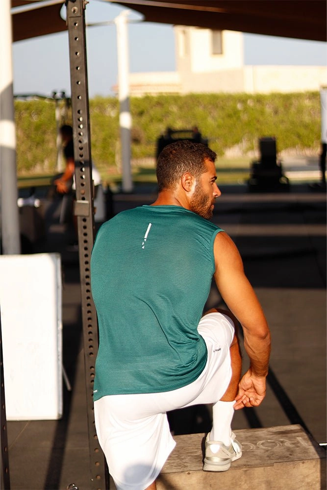 Shaded Spruce Sleeveless Nimble Tee