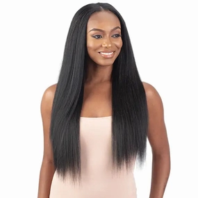 Shake ' N Go Organique Synthetic Hair U-PART Wig - 28 Natural Yaky Straight