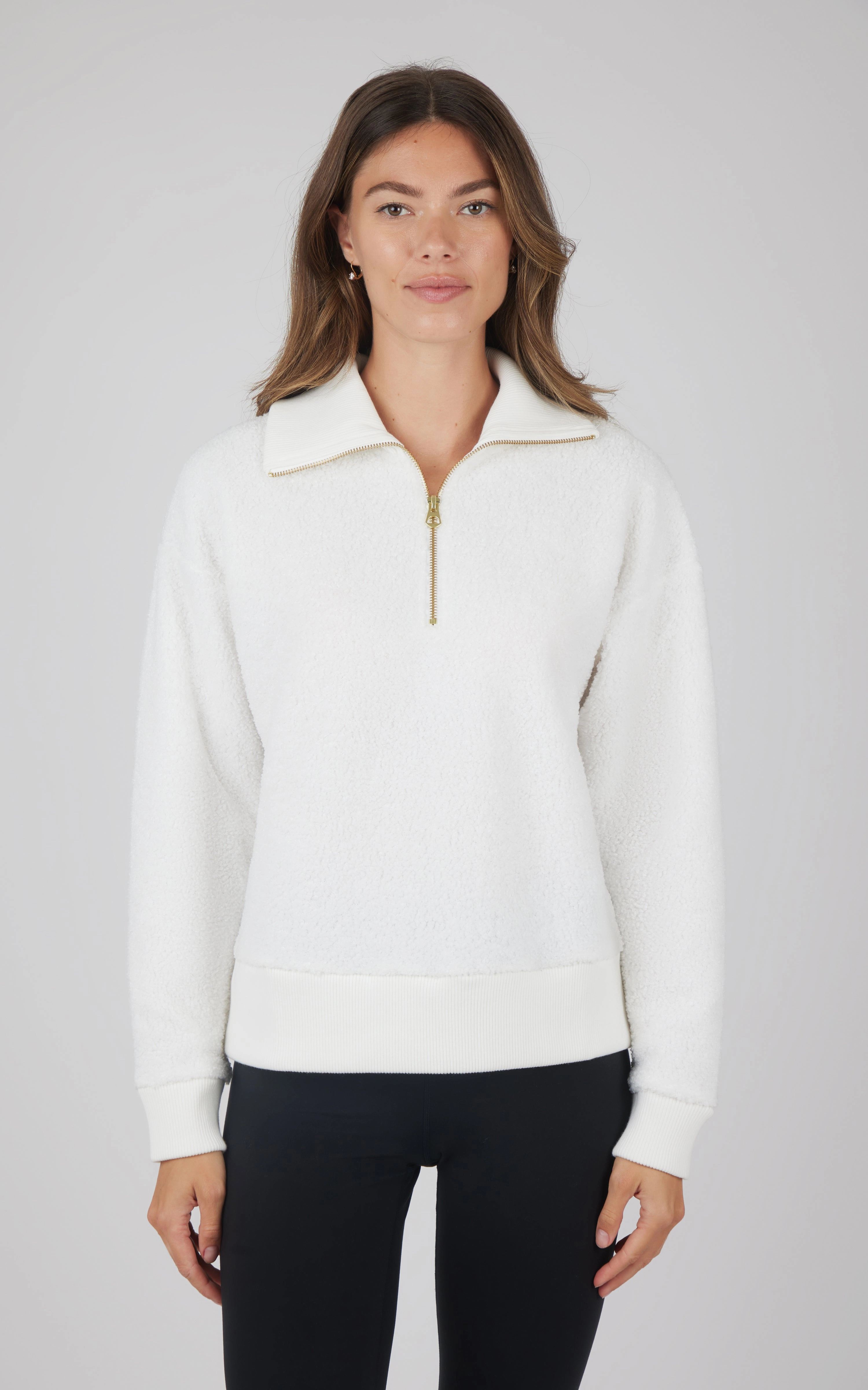 Sherpa Half Zip Pullover